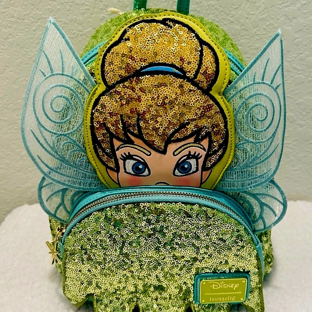 Loungefly Tinker Bell Sequin Backpack